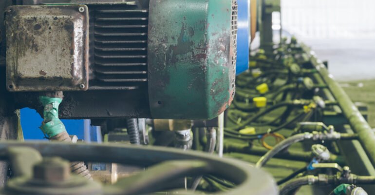 interior view of a steel factory,steel industry in city of China.